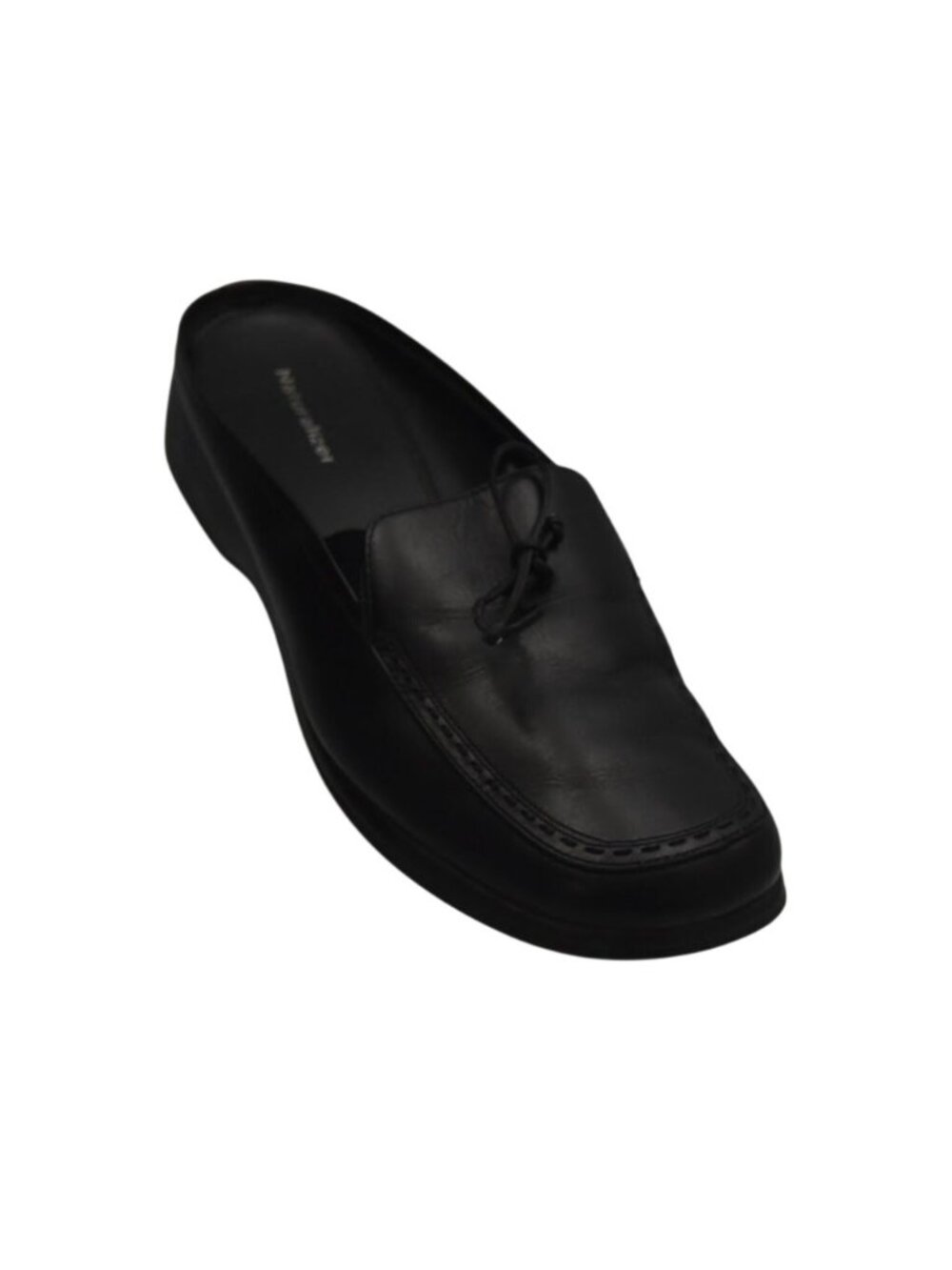 Naturalizer Black Leather Slip On Loafers Size 10 M Womens Comfort Casual Shoes